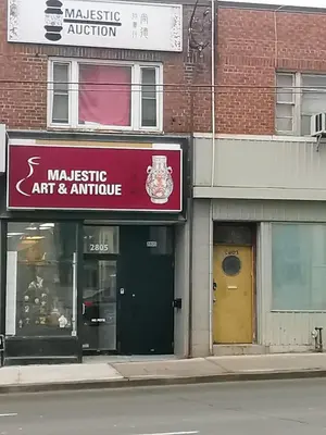 a building with a sign for an art and architecture at Cozy Private Rm Heart of North York Free Parking Full Kitchen Close to Downtown in Toronto