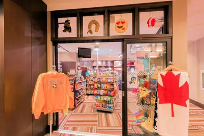 a store with a display window of a store at Wyndham Grand Fallsview Hotel in Niagara Falls