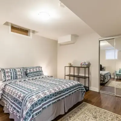 Spacious basement