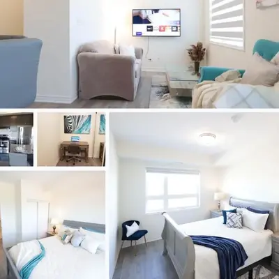 Luxurious Condo Apartment 2BRs-1BAs-1Office with free parking