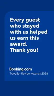 a blue picture with the words every guest who stayed with us helped us earn this at Renovated Guest Suite Near The Lake & High Park in Toronto! in Toronto