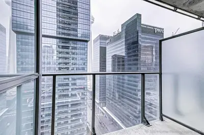 a view of a city from a skyscraper at Prime Location - Stunning 2-bdrm Condo in Toronto