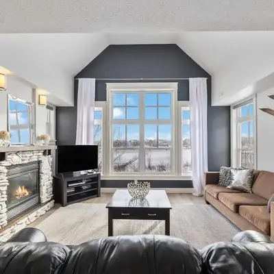Rivergrass Home with Mountain and Golf Course Views