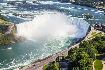 an aerial view of the niagara falls at Guest House Room No 01 in Mississauga