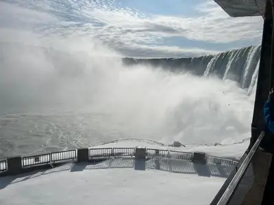 a view of the niagara falls from the viewing platform at 2plex, Choose, 1of 2 entire units apparts in Hamilton