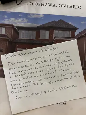 a letter to a house at Family Friendly - HOT TUB - Near Toronto & UOIT in Oshawa