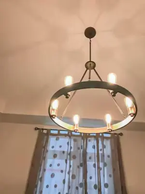 a chandelier hanging from a ceiling at Inspired Stay close to Niagara *4B & 2King Beds* in Thorold